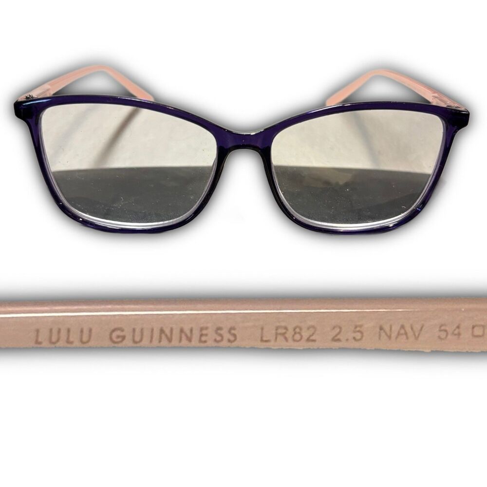 Lulu Guinness Purple & Pink Acetate Frames